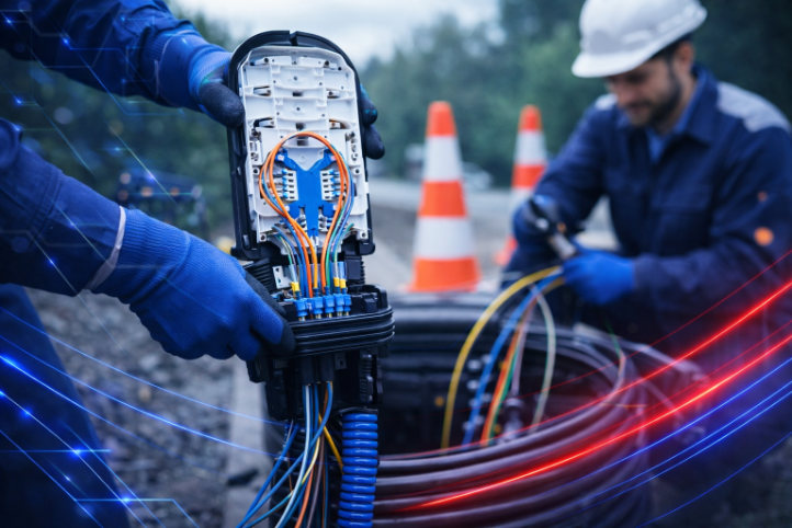 Instalación profesional fibra óptica