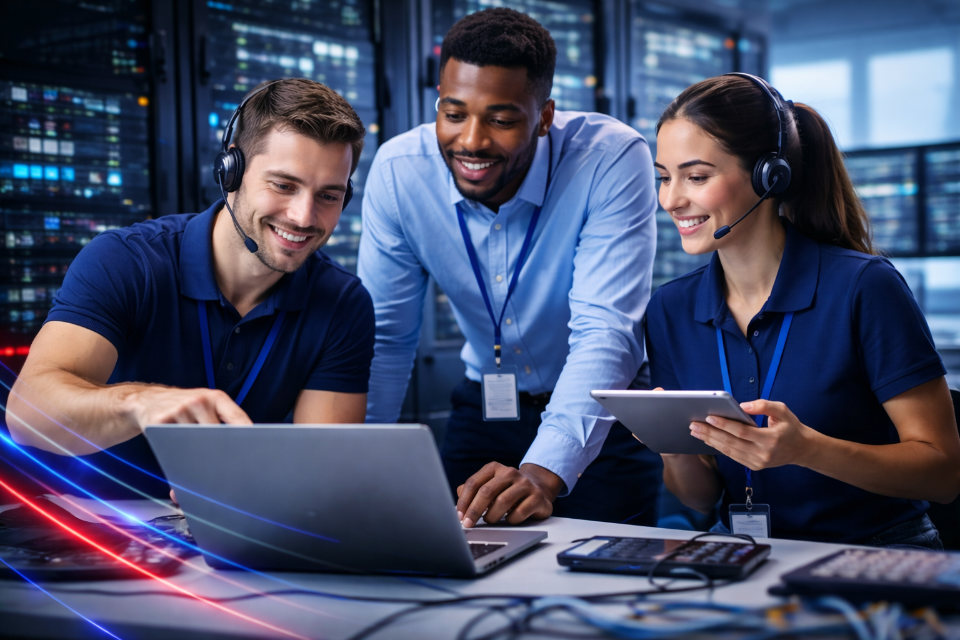 Equipo de soporte Totalnet Internet Dedicado