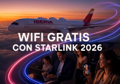 Iberia ofrecerá wifi gratis con Starlink desde 2026