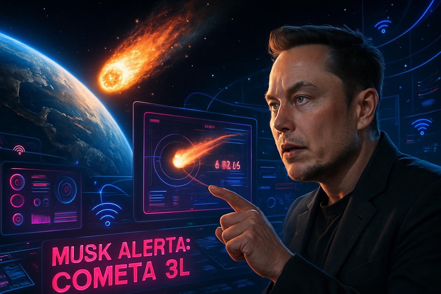 Elon Musk alerta sobre el peligro del cometa 3L Atlas